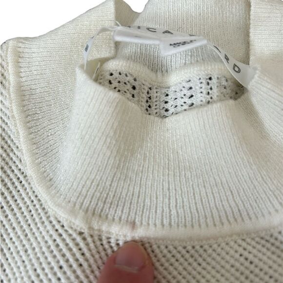 Veronica Beard Ivory Knit Raylan Pullover - Picture 3 of 5